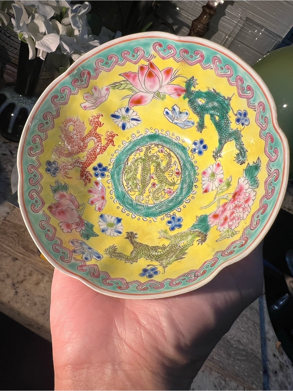Antique SUPER THIN “Eggshell” Porcelain Bowl - Rare
